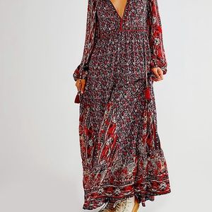 Free People Happy Feelings Midi Dress